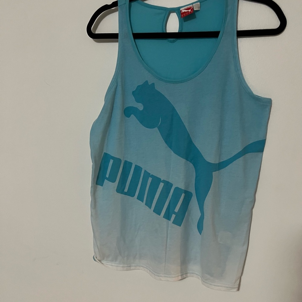 blue puma tank top